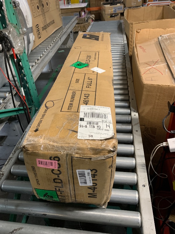 Photo 1 of ***FACTORY SEALED***
Amazon Basics Memory Foam Mattress, Soft Plush Feel, 6 Inch, Full, White/Grey