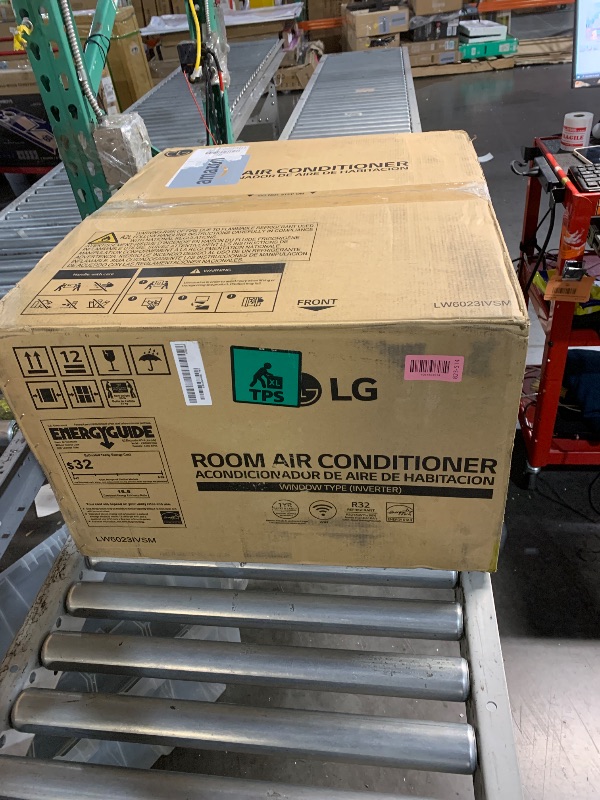 Photo 1 of ***FACTORY SEALED***
LG 6,000 BTU Dual Inverter Smart Window Air Conditioner, 115V, Cools 250 Sq. Ft., Ultra Quiet Operation, Up to 35% More Energy Savings, ENERGY STAR®, works with LG ThinQ, Amazon Alexa and Hey Google