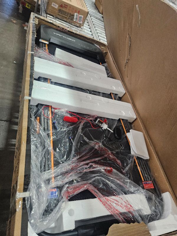 Photo 1 of ***FACTORY SEALED***
Walking Pad with Auto Incline, Under Desk Folding Treadmill with Remote Control and LED Display for Home Office, 3HP Portable Walking Jogging Running Machine, 300 LB Capacity