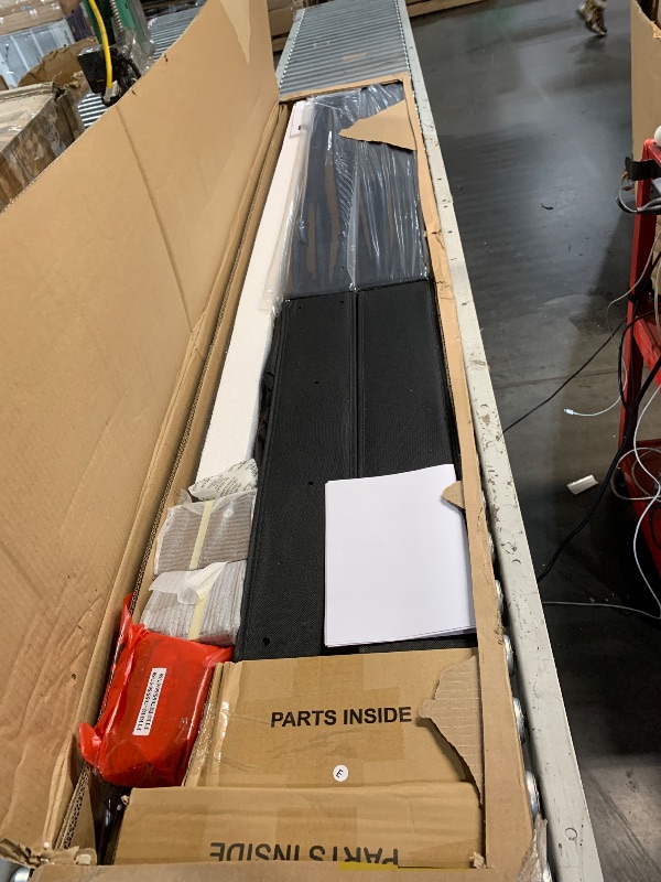 Photo 1 of ***PARTIAL SET***BOX 1 OF 2***
DWVO King Size Bed Frame with 4 Storage Drawers and RGB LED Lights, Velvet Upholstered Platform Bed with Charging Station and Bookcase Storage Headboard, No Box Spring Needed, Easy Assembly, Black