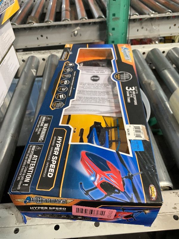 Photo 1 of (missing pieces) NKOK Air Banditz 3.5CH IR/USB Hyperspeed RC Toy