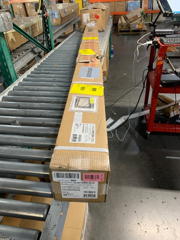 Photo 1 of ***FACTORY SEALED***
Elite Screens Spectrum2, 120-inch 16:9, 12-inch Drop, Electric Motorized Drop Down Projection Projector Screen, SPM120H-E12