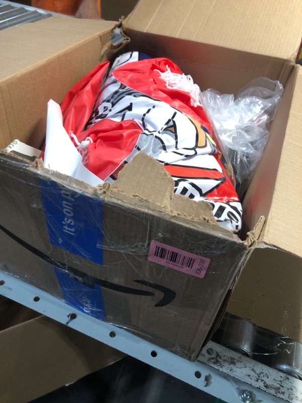 Photo 2 of Funast Football Target Toss Game - Inflatable Football Throwing Target Toy - Carnival Party Games Outdoor Yard Game for Kids