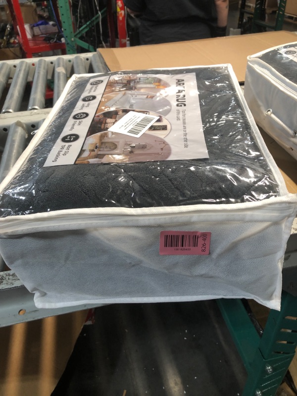 Photo 1 of ***STOCK PHOTO FOR REFERENCE ONLY***LIANLAM Washable Rug 8x10 Area Rugs for Living Room - Stain Resistant Non-Slip Backing Boho Rug for Bedroom,Durable & Ultra-Thin Vintage Large Area Rug(8x10,Black)