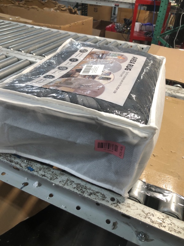 Photo 1 of ***STOCK PHOTO FOR REFERENCE ONLY***LIANLAM Washable Rug 8x10 Area Rugs for Living Room - Stain Resistant Non-Slip Backing Boho Rug for Bedroom,Durable & Ultra-Thin Vintage Large Area Rug(8x10,Black)