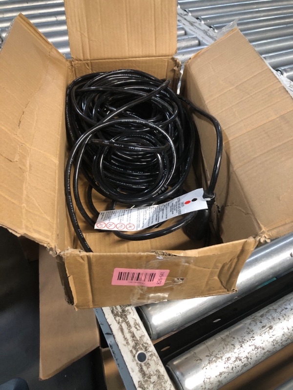 Photo 1 of ***STOCK PHOTO FOR REFERENCE ONLY***Eastrexon 50FT Roof Snow De-Icing Kit, 8 Watts/ft Heat Tape for Roof and Gutters w/ 20 Clips, Self-Regulating Heat Cable with LED Plug, Roof Heat Tape for Ice Dam & Pipe Freeze Prevention, 120V