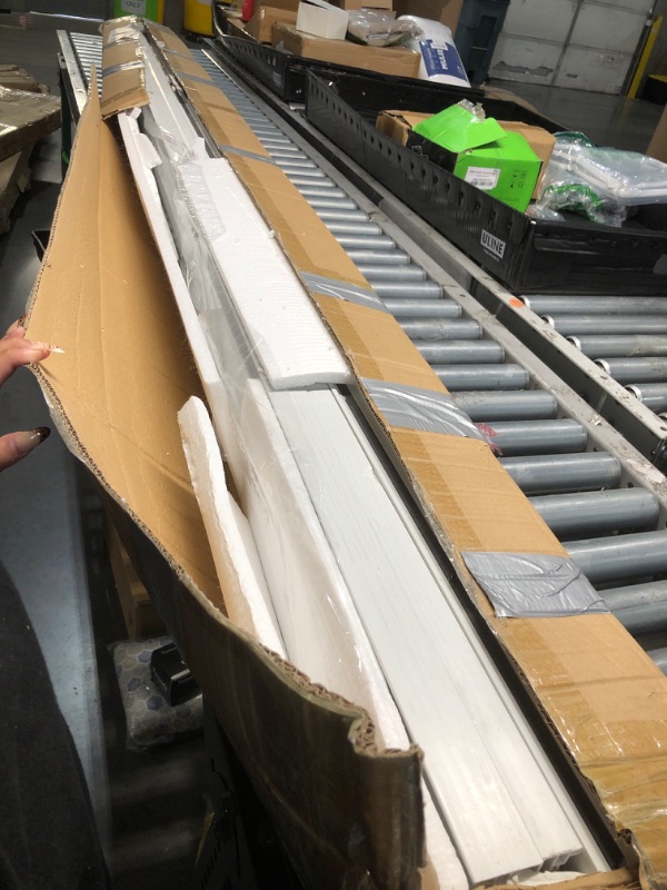 Photo 1 of ***PARTS ONLY***CCBOYSHARDWARE 48X96in Accordion Door Interior,PVC Sliding Folding Doors with Lock,Divider Door with Hardware, White Multifold Interior Doors