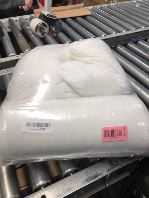 Photo 1 of ****MISSING 2 PILLOWS*****LANE LINEN 12x20 Pillow Insert - Set of 4 White Decorative Pillow for Sofa Bed, Fluffy Pillow Inserts for Throw Pillow Covers, Throw Pillows for Bed, Couch Pillows for Living Room, Bed Pillows