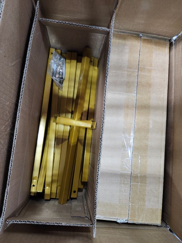 Photo 1 of ****************FOR PARTS ONLY-MISSING PIECES*************
Holldoor Arch Backdrop Stand and Cover Set, 2 Metal Balloon Arch Backdrop 7.2ft 6ft, Gold Arched Stand Frame for Wedding, Parties,Birthday, Backdrop Decorations (White,7.2ft+6ft)