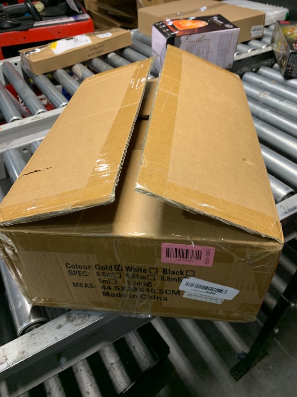 Photo 1 of ****************FOR PARTS ONLY-MISSING PIECES*************
Holldoor Arch Backdrop Stand and Cover Set, 2 Metal Balloon Arch Backdrop 7.2ft 6ft, Gold Arched Stand Frame for Wedding, Parties,Birthday, Backdrop Decorations (White,7.2ft+6ft)