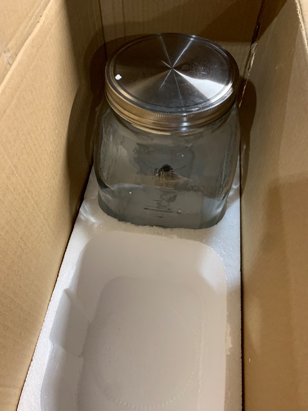 Photo 1 of ***(MISSING PARTS/ PARTIAL SET/ NOT A COMPLETE SET)***DD&HAPP Gallon Glass Drink Dispensers For Parties 2PACK.1.5Gallon Beverage Dispenser,Glass Drink Dispenser With Stand And Stainless Steel Spigot 100% Leakproof.Lemonade Dispenser With Ice Cylinder.