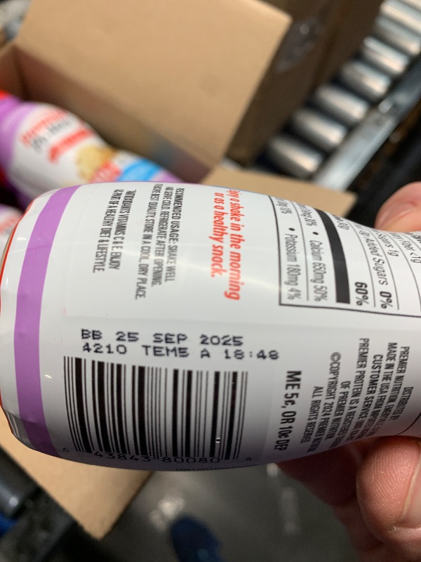 Photo 1 of ***EXP(09/25/2025)***Premier Protein Shake, Cookie Dough, 30g Protein, No Added Sugar, 24 Vitamins & Minerals to Support Immune Health, 11.5 fl oz, 12 Pack (Packaging May Vary)