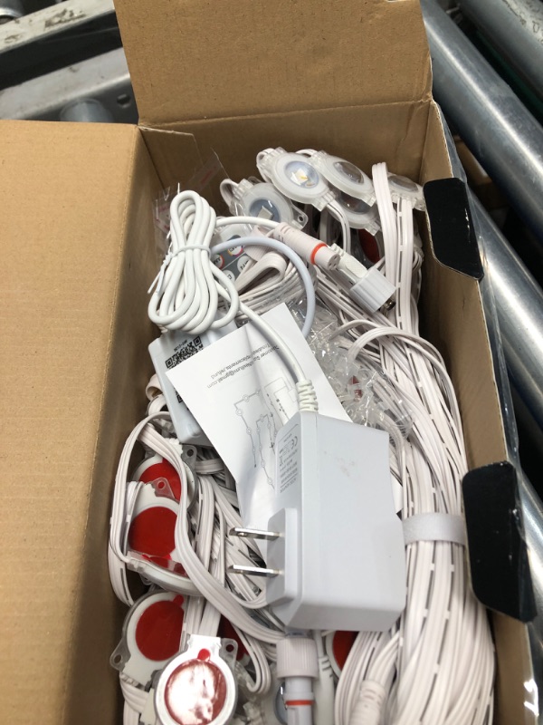 Photo 1 of ***OPENED FOR INSPECTION****Fussion Permanent Outdoor Lights for House, 150ft RGB Halloween House Lights Outdoor with APP Remote Control, IP67 Waterproof Smart Eternity Eaves Lighting for Christmas, Holiday, Party, Daily