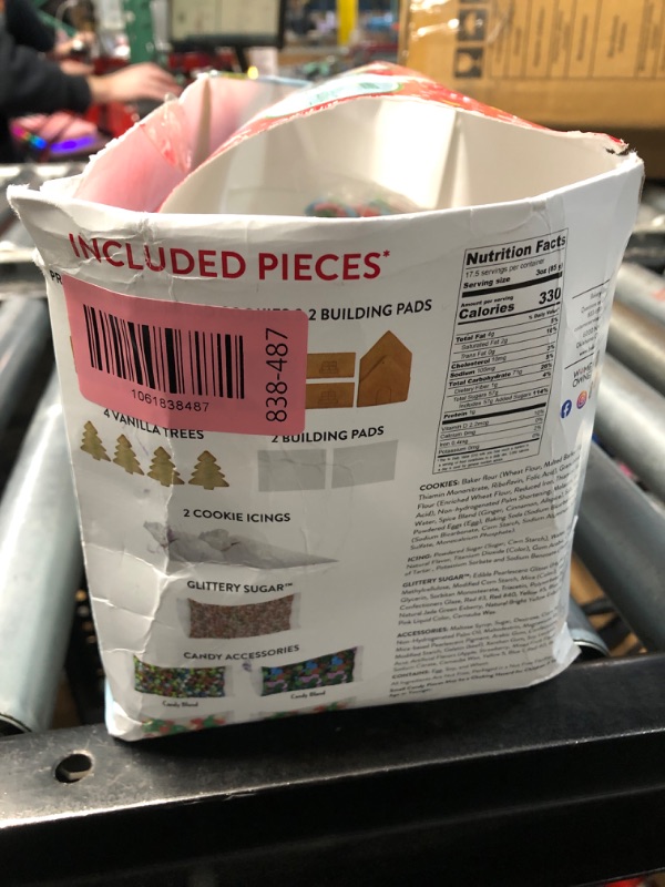 Photo 3 of DIY Easy Build Gingerbread House Christmas Cookie Decorating Kit 2-Pack - Ready-to-Build Holiday Houses with Icing & Candy (52.6 Ounce)