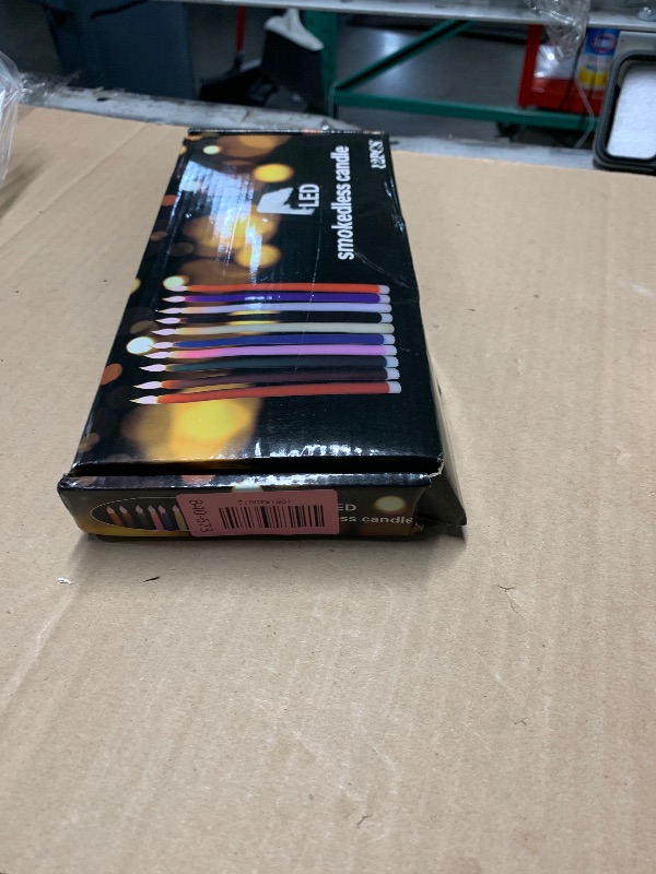 Photo 1 of CHENGU 12 Pcs LED Taper Candles Flameless Battery Dripless Dinner Candles for Thanksgiving Day, Weddings, Church, Hanukkah, Christmas, Autumn, New Year Celebration(Multicolor,Taper)