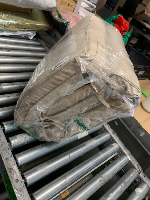 Photo 1 of ***STOCK PHOTO FOR REFERENCE ONLY***Crestlive Products Chaise Lounge Cushion Outdoor Set of 2, Foldable Waterproof Pool Lounge Chair Cushions with Straps, Lounger Cushions for Outdoor Furniture, 71''Lx21''W (Beige)