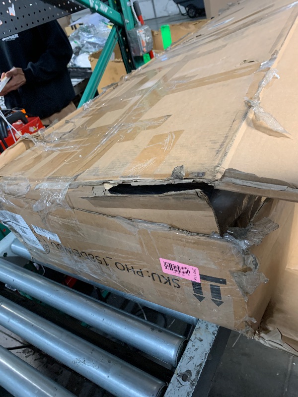 Photo 1 of ***TRUCK/TRAILER PICKUP ONLY***GarveeHome King Size Bed Frame with Storage Headboard, Upholstered Platform Beds with Drawers, Charging Station, Noise-Free, No Box Spring Needed, Easy Assembly, Beige