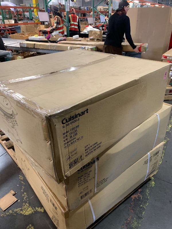 Photo 1 of ***FACTORY SEALED***Cuisinart 360° XL Griddle Outdoor Cooking Center, 30” Round Flat Top Grill with Stainless Steel Vented Lid, Folding Prep Tables, 45,000 BTU Burners, Grease Management, Gas Grill for BBQ, Cookouts