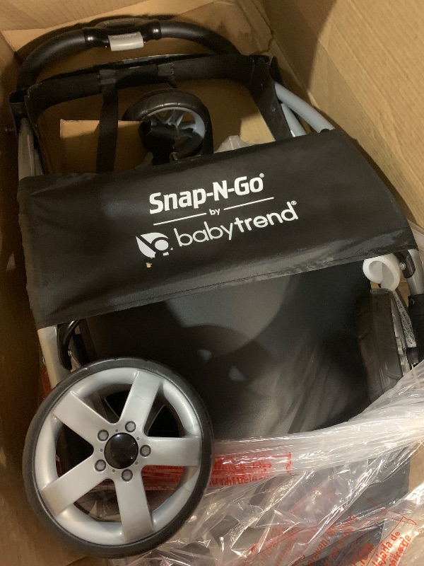 Photo 1 of (used)(see all images) Baby Trend Snap N Go EX Polyester Lightweight Foldable Universal Single Infant Car Seat Carrier