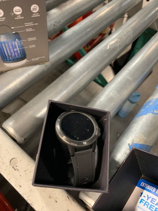 Photo 1 of ***(PARTS ONLY/ NON FUNCTIONAL)***LETSCOM ID216-Black 1.3 Fitness Tracker with Heart Rate Monitor Universal Smart Phone Watch Black