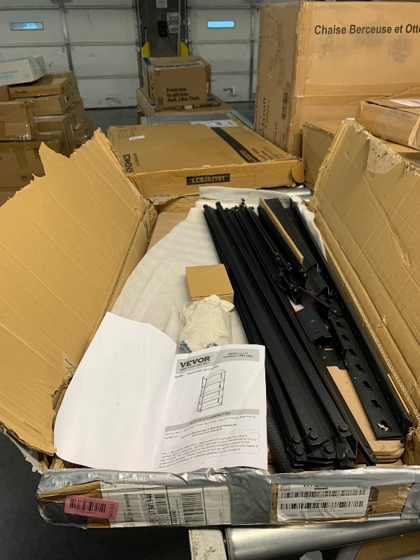 Photo 1 of ***STOCK PHOTO FOR REFERENCE ONLY ***VEVOR Storage Shelving Unit, 5-Tier Adjustable, 2000 lbs Capacity, Heavy Duty Garage Shelves Metal Organizer Utility Rack, Black, 36" L x 18" W x 72" H for Kitchen Pantry Basement Bathroom Laundry