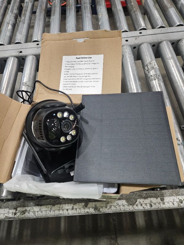 Photo 1 of (UNTESTED)( KKB 4G LTE Cellular Security Camera, No WiFi Security Camera Outdoor Built-in SIM Card Unlimited Data Plan, Solar Powered, 2K Wireless Cam Color Night Vision, PIR Motion Sensor, 355° View, 2 Way Talk