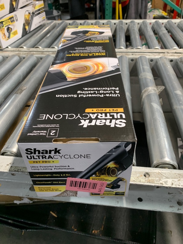 Photo 1 of Shark UltraCyclone Pet Pro Plus Cordless Hand Vacuum, Powerful Suction, Handheld Vacuum for Car & Home, Pet Power Brush, Crevice Tool, Scrubbing Brush, XL Dust Cup, Black, CH951