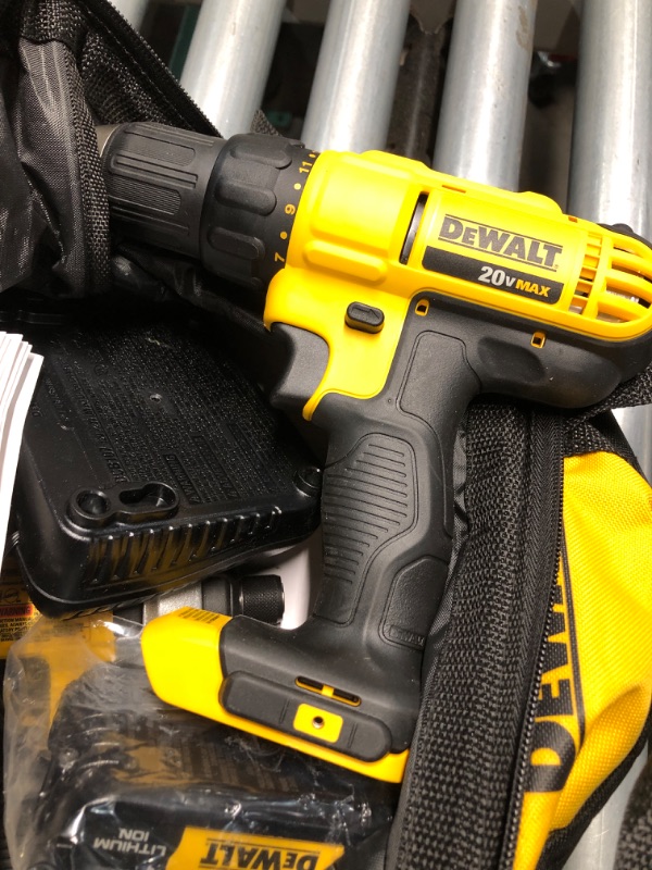 Photo 1 of (see all images) DEWALT 20V MAX Cordless Drill and Impact Driver, Power Tool Combo Kit with 2 Batteries and Charger (DCK240C2)