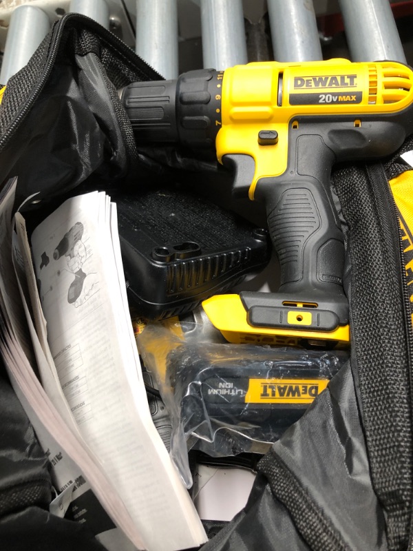 Photo 1 of (see all images) DEWALT 20V MAX Cordless Drill and Impact Driver, Power Tool Combo Kit with 2 Batteries and Charger (DCK240C2)