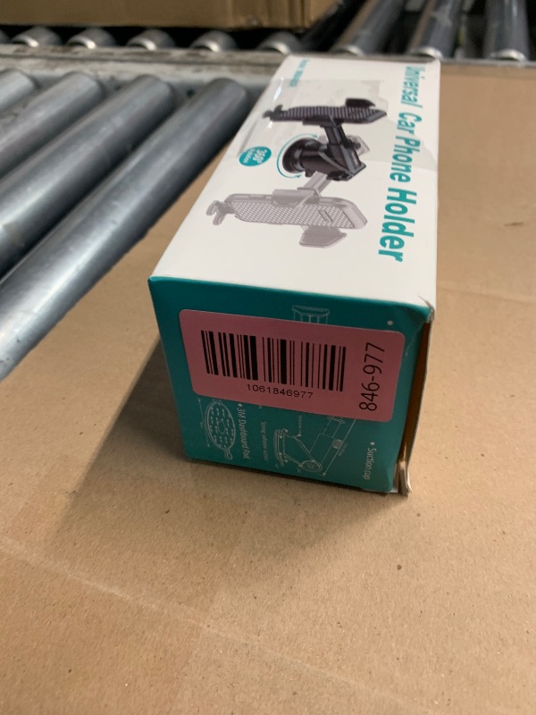 Photo 1 of [2025 New] Dashboard Phone Holders for Your Car (+Vent Hook)[Military Grade Stable] Car Cell Phone Holder, Non-Slip Silicone Carbon Fiber Car Phone Mount, Rotatable Suction Cup for All Phone, Gray