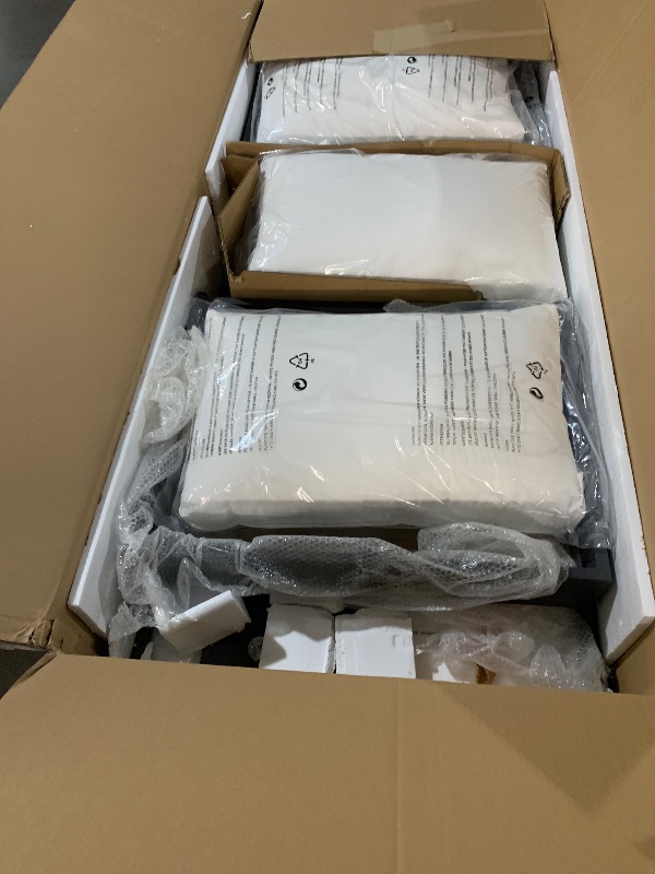 Photo 1 of ***TRUCK/TRAILER PICKUP ONLY*** Modway Tahoe Aluminum Outdoor Patio Sofa in Gray White