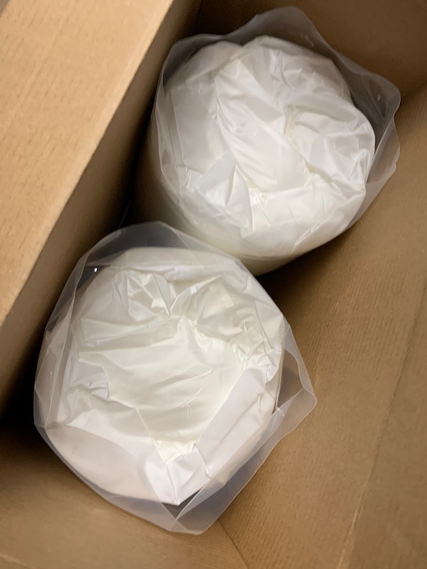 Photo 1 of ***(MISSING COVERS)***Favoyard Patio Chair Cushions 22 x 22 x 3 Inch Waterproof Outdoor Seat Cushions for Patio Furniture 3-Year Color Fastness Garden Sofa Couch Pads with Handle & Adjustable Straps Set of 2, Blue