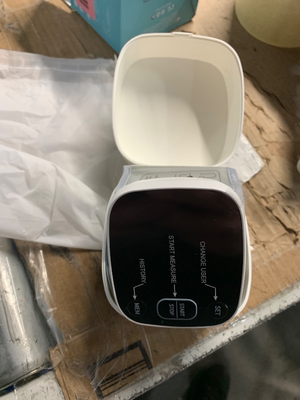 Photo 1 of ***(NO CHARGING CORD)***Oklar Blood Pressure Monitors for Home Use Rechargeable Wrist Digital BP Machine Cuff with LED Backlit Display, Voice Broadcast, 240 Memory Storage for 2 Users with Carrying Case