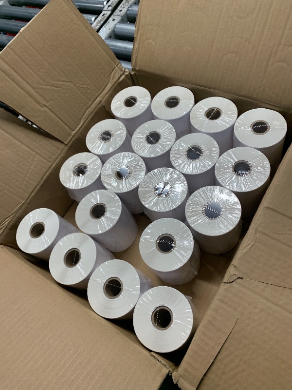 Photo 1 of ***PARTIAL SET, ONE ROLL MISSING - PRICE ADJUSTED*** L LIKED 5000 4" x 6" Direct Thermal Shipping Labels with 250 Labels/Roll - Compatible with Zebra 2844 ZP-450 ZP-500 ZP-505, 20 Rolls