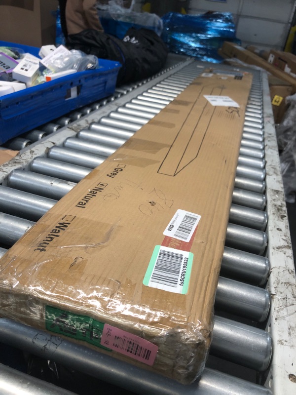 Photo 1 of Floating Shelves for Wall, 72"x9.3" Rustic Solid Live-Edge Elm Wood Wall Shelves, Heavy-Duty Floating Shelves with Invisible Brackets for Living Room, Bedroom, and Kitchen, Natural Finish