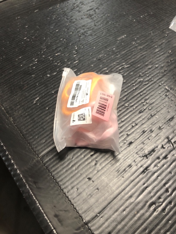 Photo 1 of (3-Pack) Bottle Handles for Dr Brown Baby Bottles with Easy Grip Handles to Hold Their Own Bottle - BPA-Free Soft Silicone (White Pink Orange)