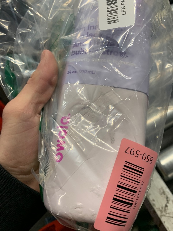 Photo 1 of ***DAMAGED - SEE NOTES/PICTURES***
Owala FreeSip Twist Insulated Stainless Steel Water Bottle with Straw for Sports and Travel, BPA-Free, 24-oz, Pink/Purple (Dreamy Field)