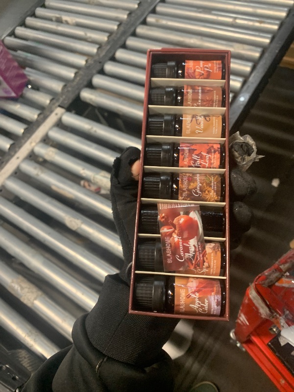 Photo 1 of ?Fall Essential Oils Set | 8 Pcs Autumn Essential Oils for Diffusers for Home, Fragrance Oil for Candle, Aromatherapy Gift Set | Pumpkin Pie, Cinnamon, Apple Cider, Vanilla, Fall Leaf & More