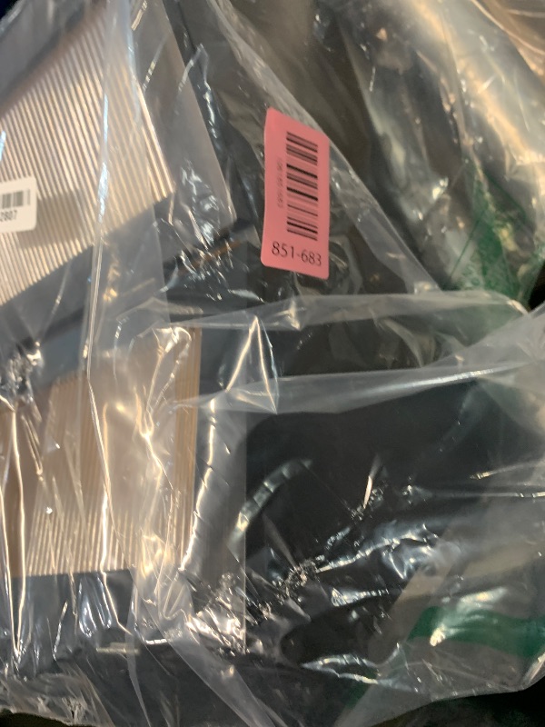 Photo 1 of ***(MINOR DAMAGE/ SEE NOTES FOR DETAILS)***LOHASOK Double Layer Bamboo Bread Box for Kitchen Counter-Large Capacity Bread Storage Container Farmhouse Bread Box with Window Bread Holder (Black)