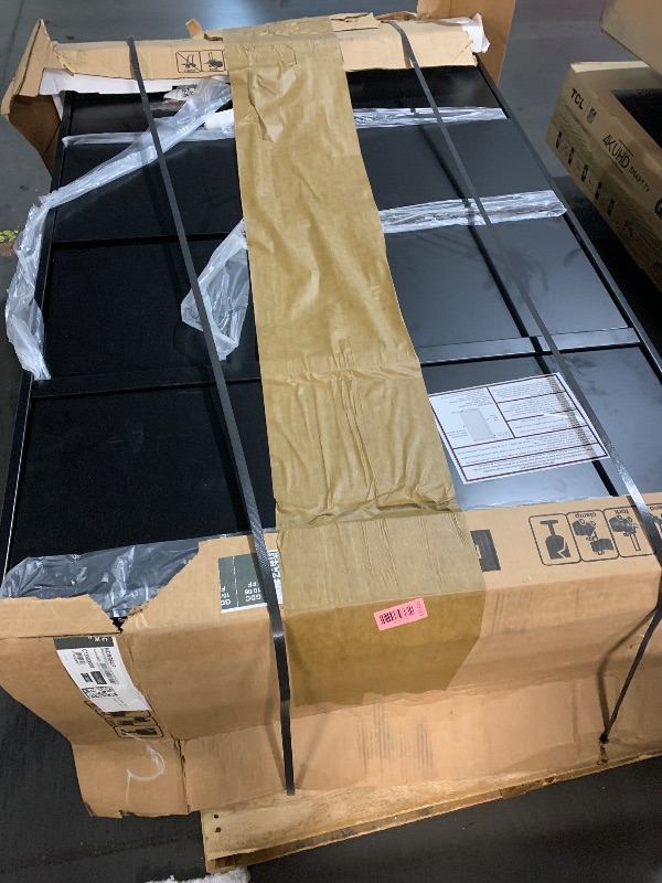 Photo 1 of *** TRUCK/TRAILER PICKUP ONLY***
HON 4 Drawer Lateral File Cabinet with Lock, Metal Filing Cabinets for Offices, Adjustable Hangrails for A4, Legal, Letter Files, 18" Deep, Black