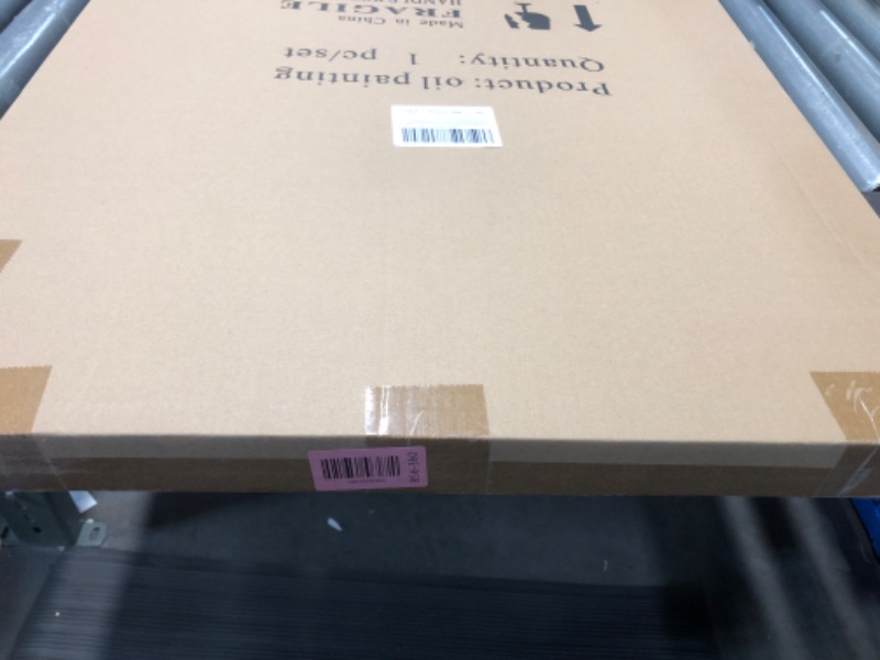 Photo 1 of ***FACTORY SEALED***Creespi Black and White Abstract Textured Wall Art 24x36 inch,Modern Minimalist Hand Painted Oil Painting On Canvas for Wall Decor