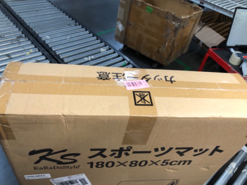 Photo 1 of ***FACTORY SEALED***KaRaDaStyle Gymnastics Mat 3-Folding Stretch Mats 71"x31"x2" Exercise Muscle Training Children Play Horizontal Bar Mat Yoga Sports Soundproof Home Use (Green/3-fold)