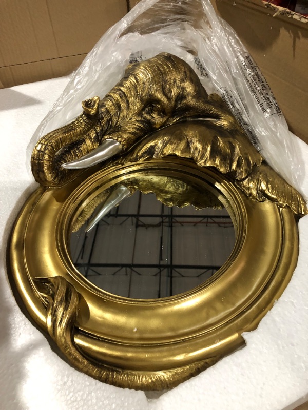 Photo 1 of ***FACTORY SEALED***LUOWENXIANG Elephant Wall Decor Animal Head Wall Decor Resin Modern Living Room Home Decor Elephant Gifts for Women 7.25x2.25x6.5 Inch