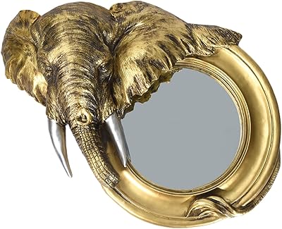 Photo 1 of ***FACTORY SEALED***LUOWENXIANG Elephant Wall Decor Animal Head Wall Decor Resin Modern Living Room Home Decor Elephant Gifts for Women 7.25x2.25x6.5 Inch