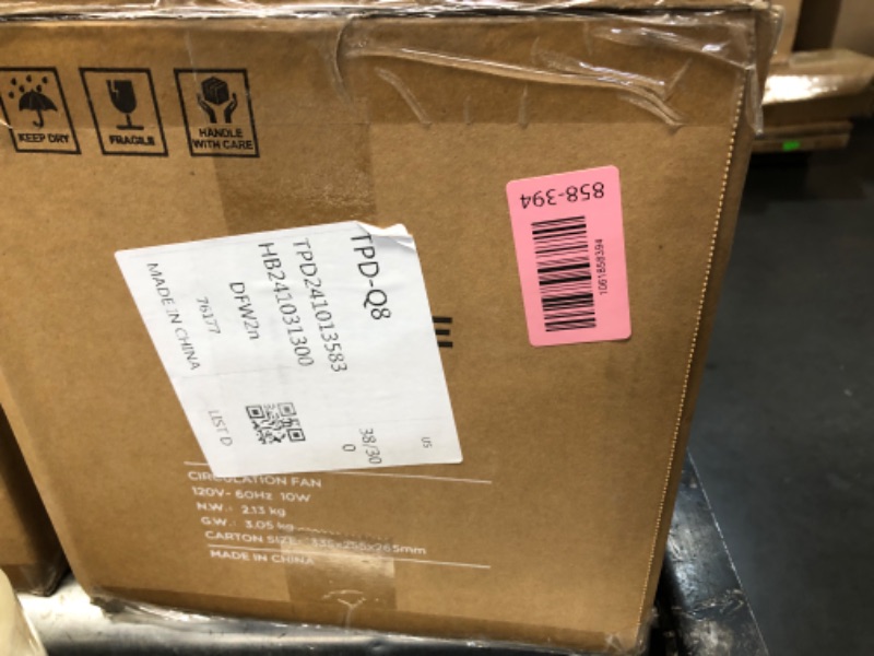 Photo 1 of ***FACTORY SEALED***AIRMATE Retractable Standing Fan, 11"-15" Height Adjustable, 7 Speeds, 80° Oscillating, Remote, 8H Timer, 2-in-1 Pedestal and Tabletop Fan for Bedroom, Home, Dorm, White