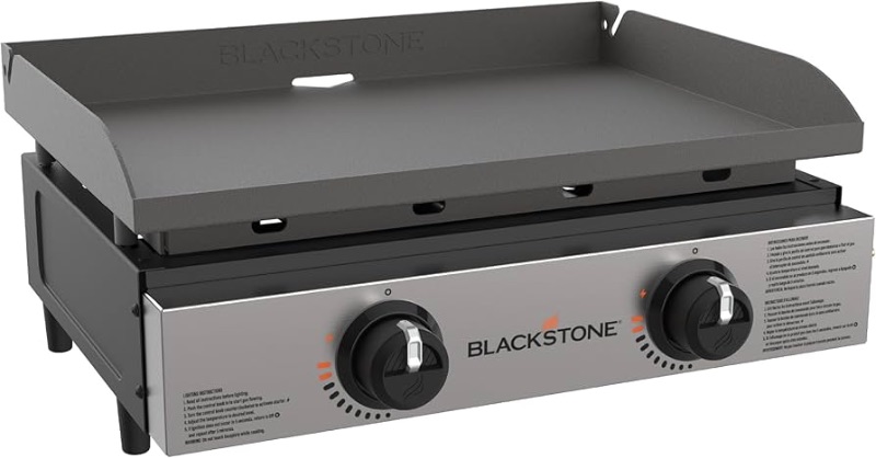 Photo 1 of
Blackstone 1666 22” Tabletop Griddle with Stainless Steel Faceplate, Powder Coated Steel, Black