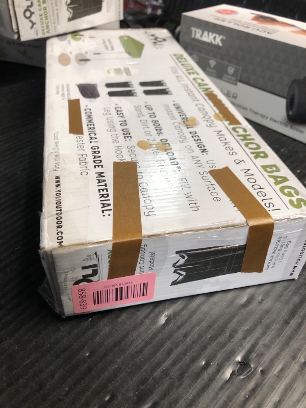 Photo 1 of ***(PARTS ONLY/ MISSING PARTS/ NON FUNCTIONAL)***Yoli Deluxe Unfilled Canopy Weight Bags
(6)