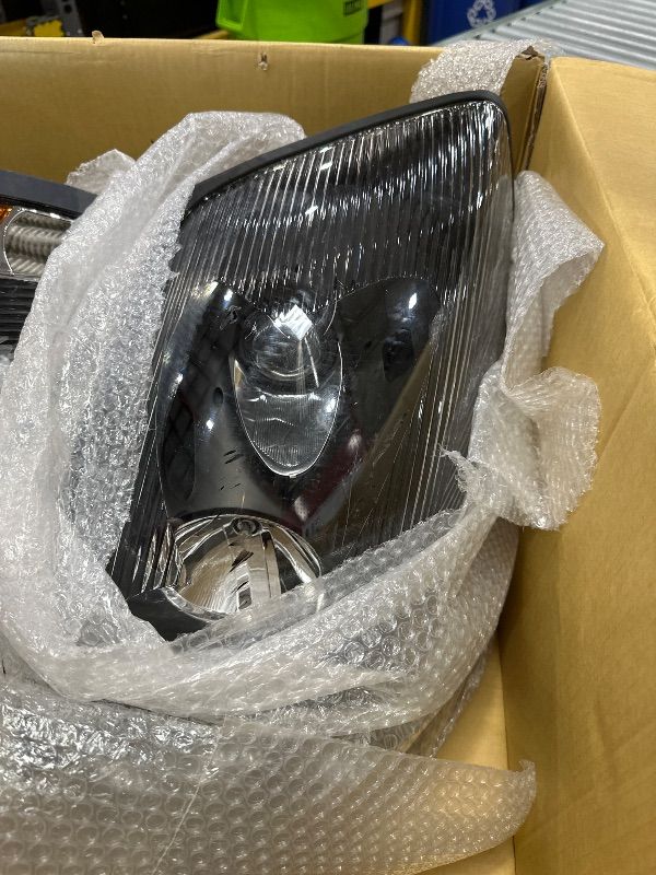 Photo 1 of *** PARTS ONLY - SEE NOTES *** LEAVAN LED Headlight Assembly Compatible with Volvo VNL 2004-2014,Black Factory Style LED High/Low Beam Headlamp Driver and Passenger (Pair of Headlight Assembly)