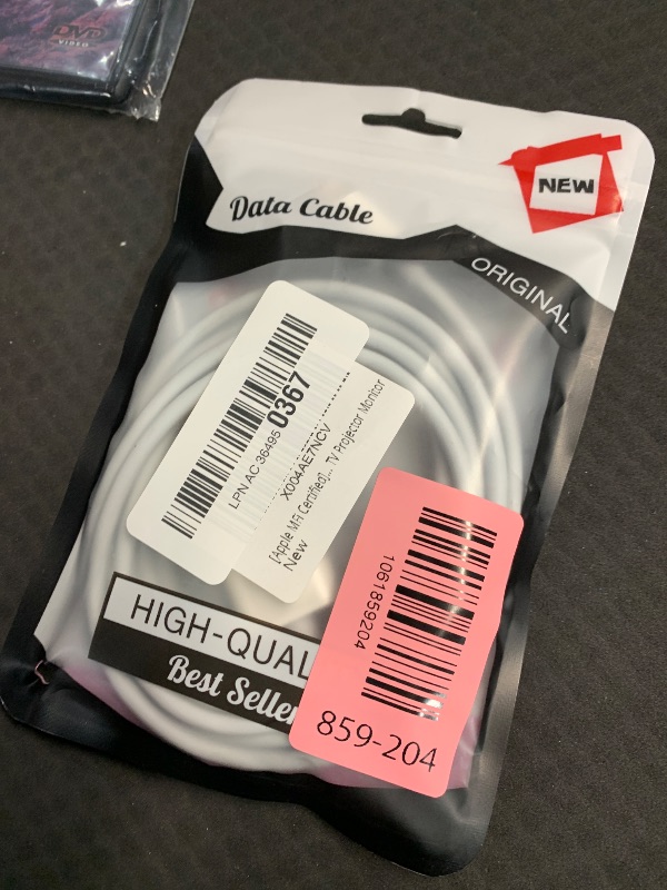 Photo 1 of [Apple MFi Certified] Apple Lightning to HDMI Cable Adapter for iPhone to TV, 1080P Digital AV Adapter Sync Screen Connector Compatible for iPhone 14 13 12 11 Pro Max XS XR X 8 to TV Projector Monitor