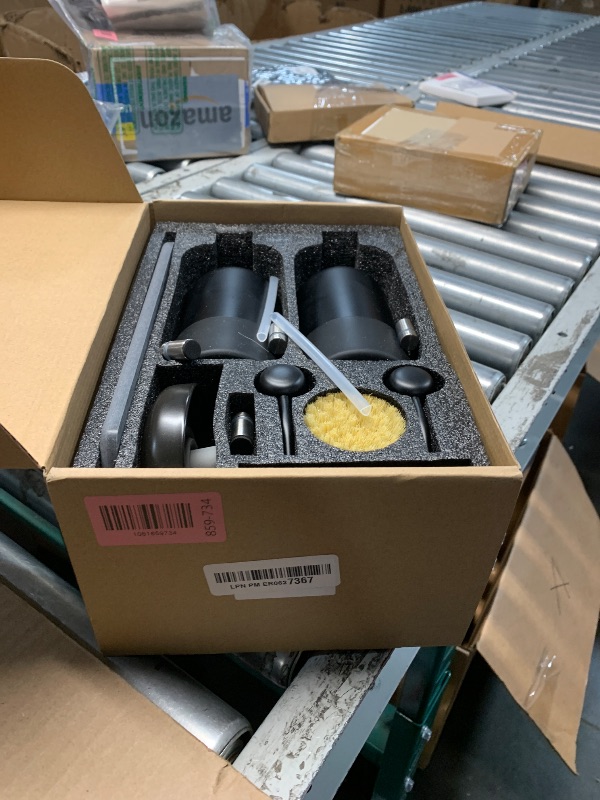 Photo 1 of [Luxurious] Hand and Dish Soap Dispenser Set, Kitchen Soap Dispenser Set with Handmade Leather Tag, Instant Dry Tray, Stainless Steel Pump, Non-Slip Pad, Add Elegant Touch to Your Kitchen Sink